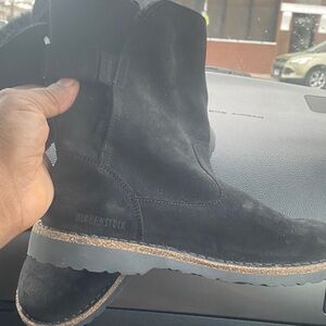 Birkenstock Men's Black Suede Boots